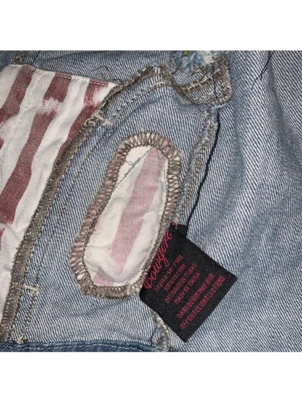 Rock & Roll Cowgirl Womens Denim Vest S Distressed Sleeveless Western Style With - Picture 5 of 11